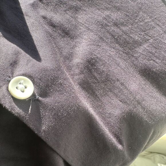 Reaction Kenneth Cole Men Long Sleeve Shirt Big &Tall 4XL Eggplant Button Up New - Picture 3 of 4